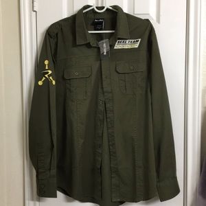 Hot Topic- Men’s Rick & Morty button down shirt